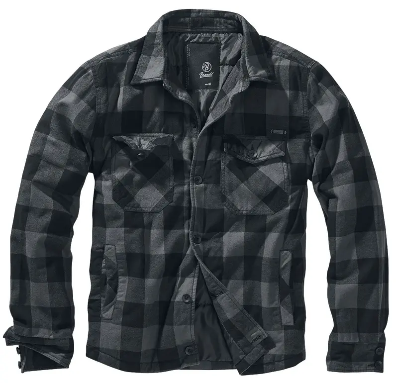 Veste mi-saison de Brandit - Veste Bûcheron - XL à XXL - pour Homme - noir/anthracite