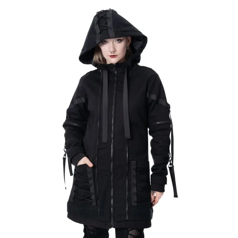 Veste mi-saison Gothic de Chemical Black - Lamia Jacket - XS à XXL - pour Femme - noir