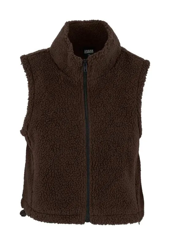 Veste Sans Manches de Urban Classics - Polaire - XS à XL - pour Femme - marron