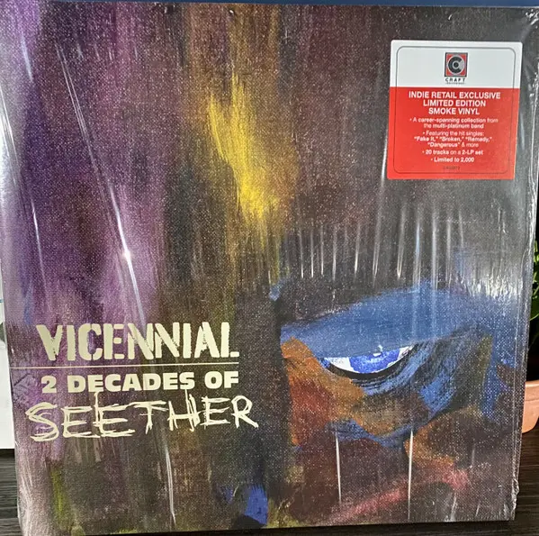 Vicennial 2 Decades Of Seether Édition Limitée Vinyle Fumée
