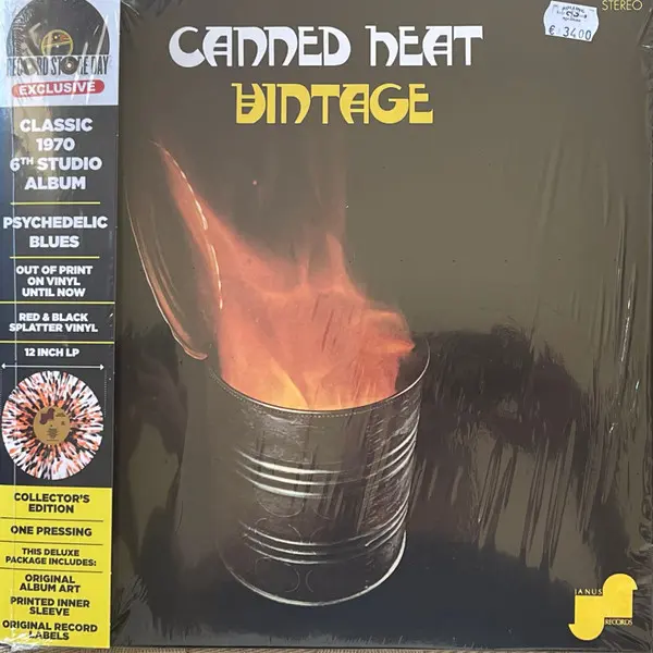 Vintage Édition Limitée Vinyle Orange et Noir