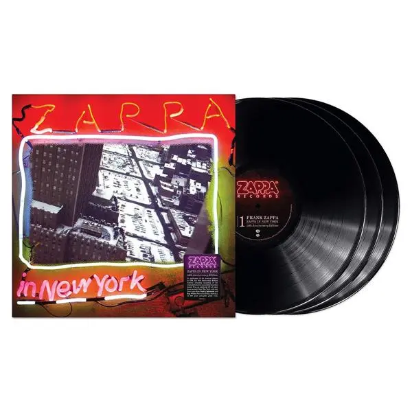 Zappa In New York 40th Anniversary Triple Vinyle Gatefold Edition Limitée